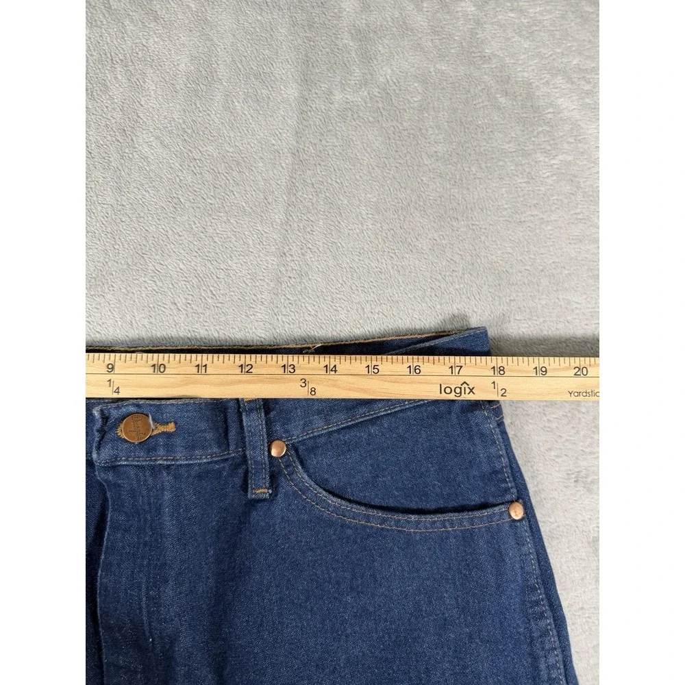 Wrangler Jeans Mens 36x30 Blue Denim Cowboy Cut‎ Western 1013MWZ Dark Wash